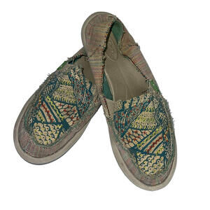 Sanuk Women’s Casual Slip On Shoes Multi-Color Size 8